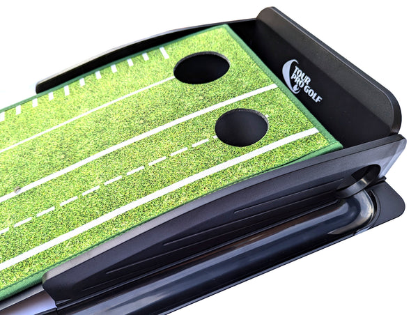 Pro Golf Putting Mat Crystal Velvet Plastic Frame